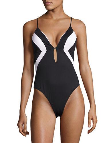 Shoshanna Crossback High-cut One-piece Swimsuit
