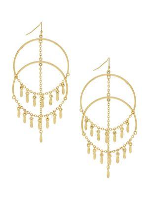 Jessica Simpson Chain Chandelier Earrings