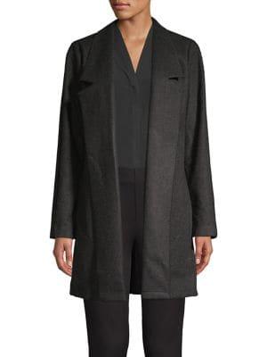 H Halston Open Front Blazer