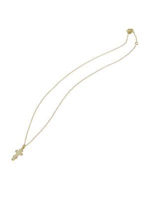 Ripka Juliette Diamond And 14k Gold Cross Pendant Necklace