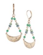 Lonna & Lilly Dyed Quartz Drop Earrings