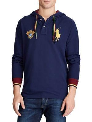 Polo Ralph Lauren Cotton Mesh Hooded Tee
