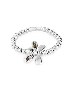 Uno De 50 Swarovski Crystal Little Dragonfly Bracelet