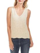 Vince Camuto Zigzag-stitch Sweater Tank