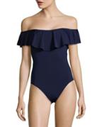 Trina Turk One-piece Off-the-shoulder Swimsuit