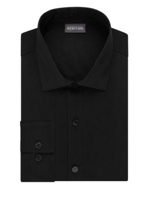 Kenneth Cole Reaction Slim-fit Techni-cole 3-way Flex Dress Shirt