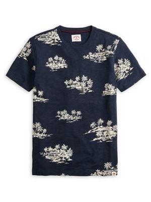 Brooks Brothers Red Fleece Tropical-print Tee