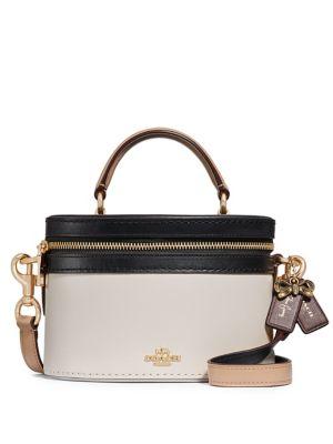 Coach X Selena Gomez Colorblock Leather Trail Bag
