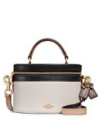 Coach X Selena Gomez Colorblock Leather Trail Bag