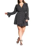 City Chic Plus Simple Spot Playsuit