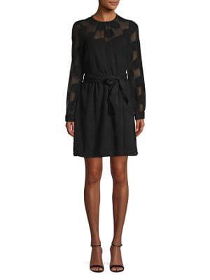 Vero Moda Dotted Tie-waist Dress