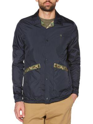 Original Penguin Reversible Patch-pocket Coaches Jacket