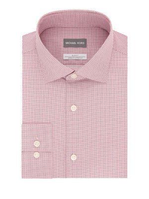 Michael Michael Kors Slim-fit Printed Dress Shirt