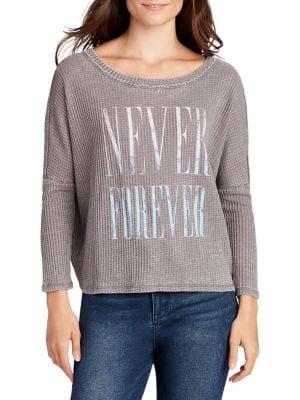 William Rast Sir Never Forever Long Sleeve Graphic T-shirt