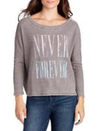 William Rast Sir Never Forever Long Sleeve Graphic T-shirt