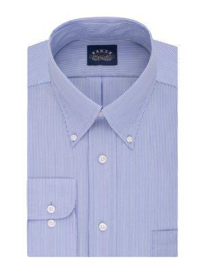 Go Striped Cotton Shirt With Eagle Stretch Collar