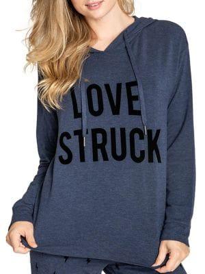 Pj Salvage Love Struck Heathered Hoodie