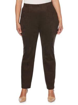 Rafaella Plus Scuba Ankle-length Pants