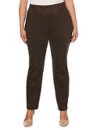 Rafaella Plus Scuba Ankle-length Pants