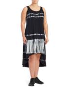 Marc New York Performance Plus Tie-dye Hi-lo Dress