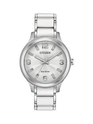 Citizen Drive Stainless Steel & Silicone Bracelet Watch