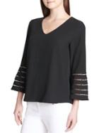 Calvin Klein Flare Sleeve Top