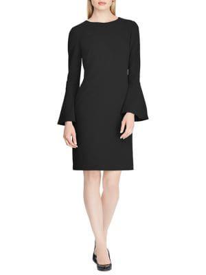 Lauren Ralph Lauren Jersey Bell-sleeve Sheath Dress