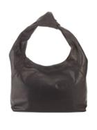 Donna Karan Kali Large Leather Hobo Bag