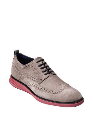 Cole Haan Suede Toadrock Oxfords