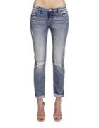 Cult Of Individuality Distressed Five-pocket Jeans
