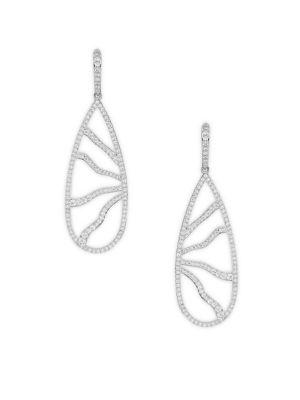 Nadri Corsage Long Drop Earrings
