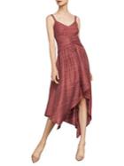 Bcbgmaxazria Sleeveless Lace-up Asymmetrical Dress