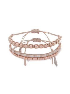 Lonna & Lilly Rose Goldtone & Crystal Slider Bracelet