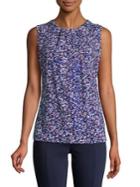 Karl Lagerfeld Paris Artful-print Tank Top
