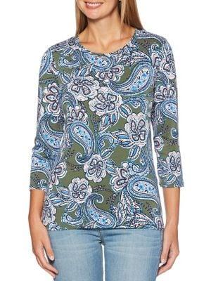 Rafaella Paisley & Floral Top