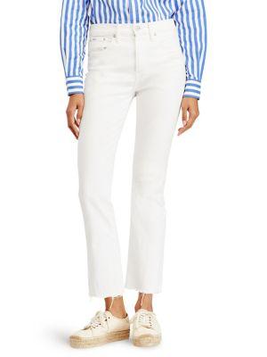 Polo Ralph Lauren Chrystie Kick-flare Cropped Jeans