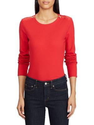 Lauren Ralph Lauren Long-sleeve Stretch Top