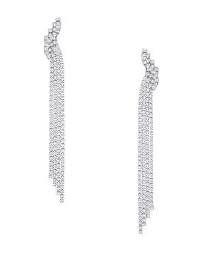 Swarovski Ruthenium-plated Fit Clip Earrings