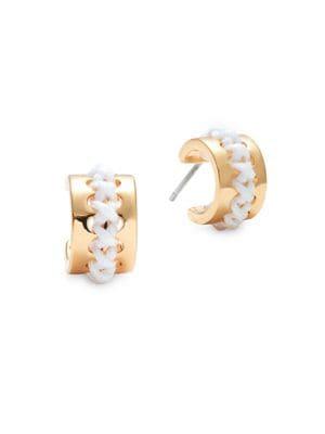 Kate Spade New York Lace-up Huggie Earrings