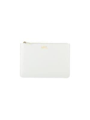 Cathy's Concepts Mrs. Vegan Leather Clutch