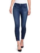 Skinny Girl Skinny Ankle Lace-up Jeans