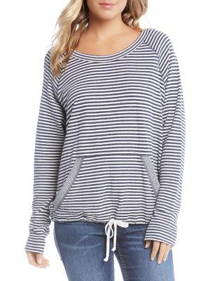 Karen Kane Contrast Stripe Top