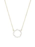 Adina Reyter 14k Yellow Gold & 0.14 Tcw White Diamond Small Scattered Circle Necklace