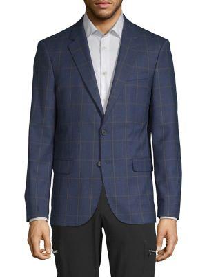 Karl Lagerfeld Paris Classic Windowpane Sportcoat