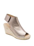 Andre Assous Flora Leather And Jute Wedge Espadrilles