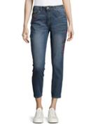 Highline Collective Embroidered High Rise Jeans