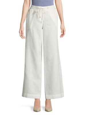 Jones New York Linen Wide Leg Pants