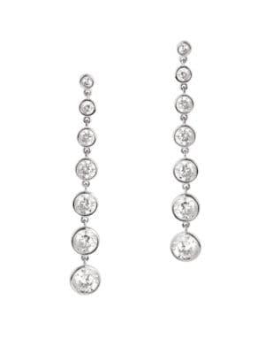 Nadri Cubic Zirconia And Sterling Silver Drop Earrings