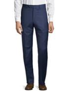 Tommy Hilfiger Windowpane Flat-front Pants