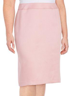 Tahari Arthur S. Levine Textured Skirt